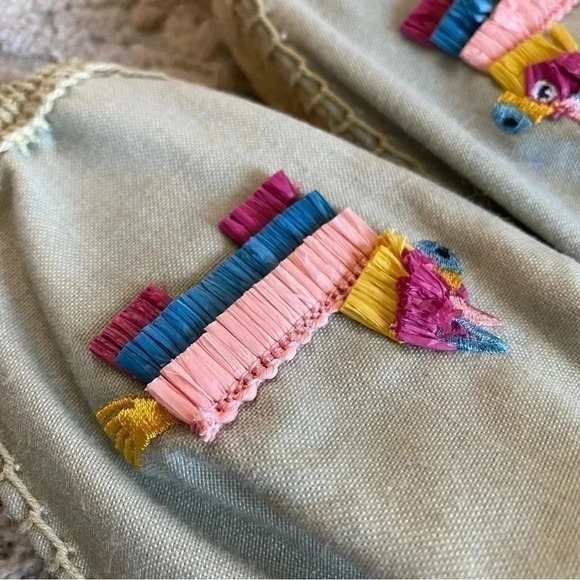 Soludos Piñata Chambray Espadrille Slip On Shoes Flats Loafers Beach: 9.5 - Picture 8 of 11